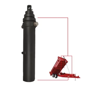 Telescopic Hydraulic Cylinder For Landing Platform Trucks Vehicles